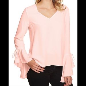 1.State Cascade Sleeve Blouse